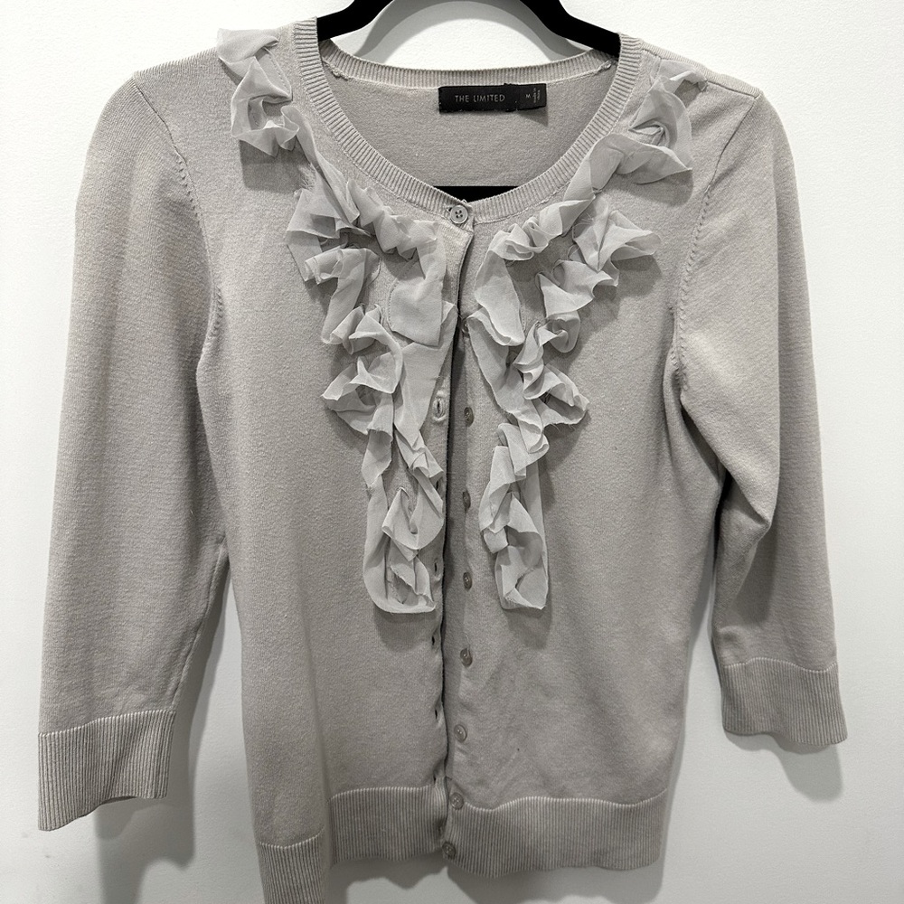 The Limited gray cardigan